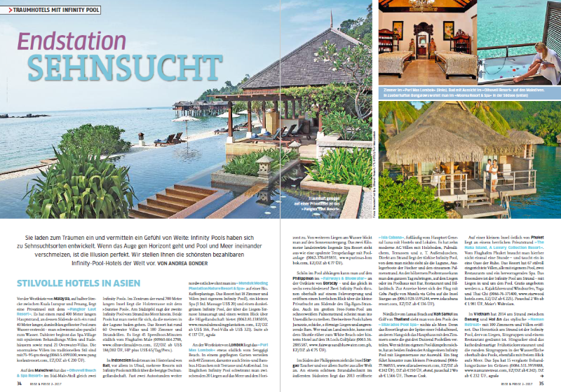 Andrea Bonder in Reise & Preise über Hotels mit Infinity-Pools