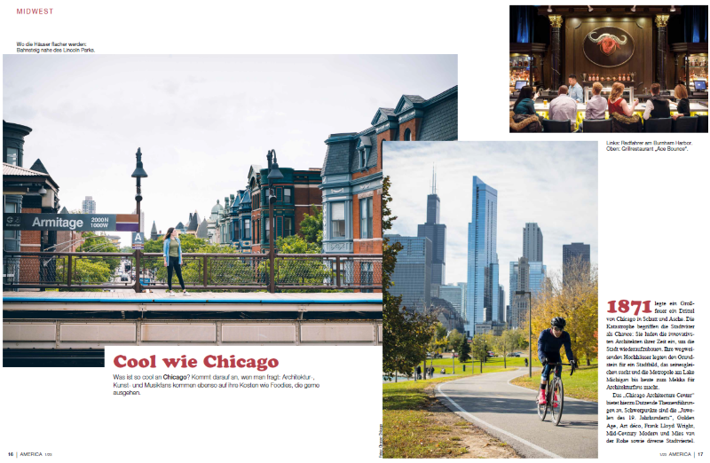 Andrea Bonder im America Journal über Chicago